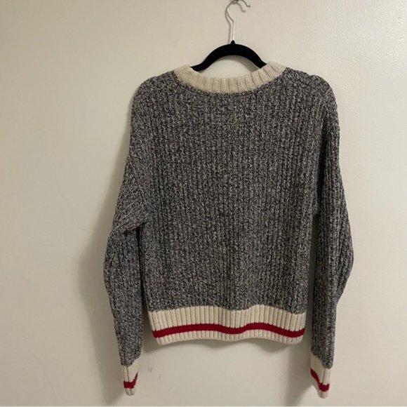 ROOTS Cabin women’s sock monkey crewneck sweater size small - Picture 10 of 10